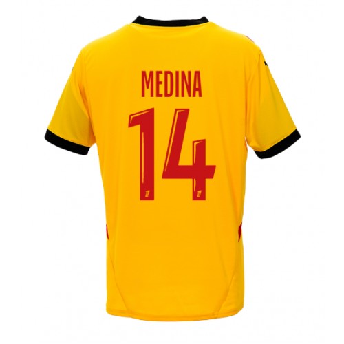 Fotballdrakt Herre RC Lens Facundo Medina #14 Hjemmedrakt 2024-25 Kortermet